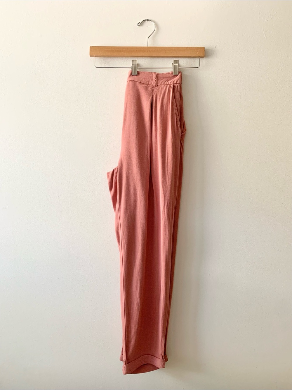 NEW Primark Rosewood Buttery Soft Elastic High Waist Trousers